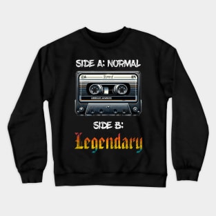 Legendary Retro Cassette From The 80s Crewneck Sweatshirt